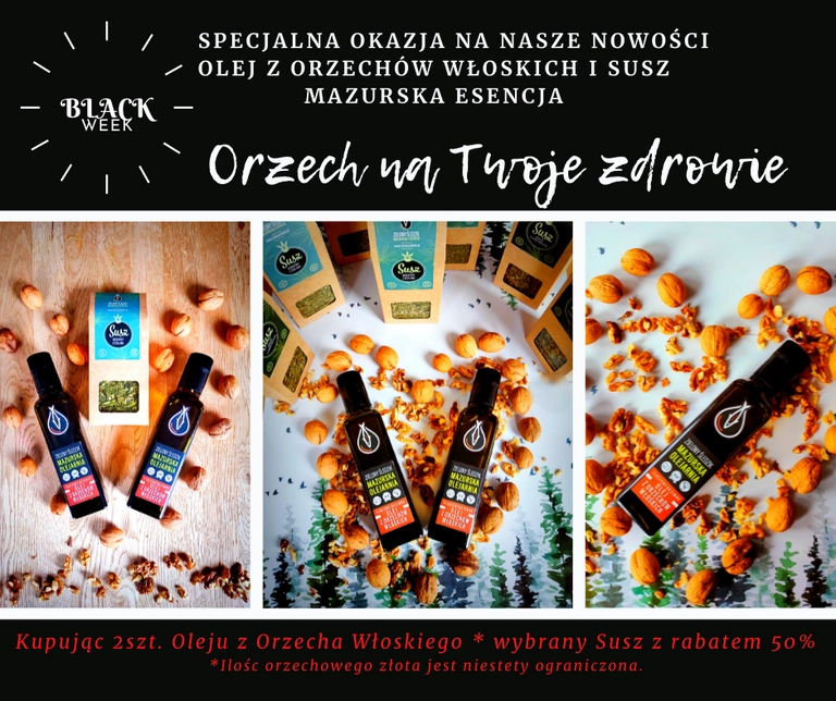 Olej z Orzechów Włoskich Naturalny 250ml (2)