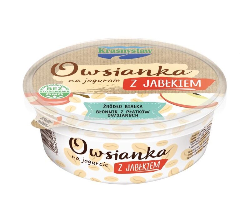 Owsianka na jogurcie z jabłkiem 250 g (1)