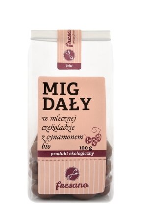Migdały w mlecznej czekoladzie z cynamonem 100 g (1)
