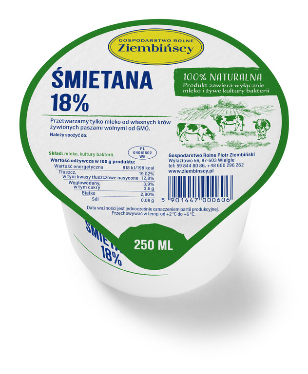 Śmietana 18% 250ml (1)
