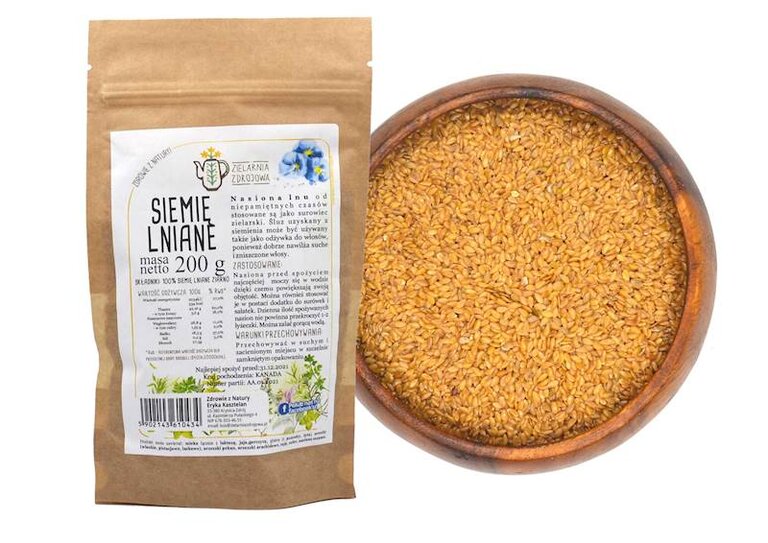 Siemie lniane ziarno 200g (1)