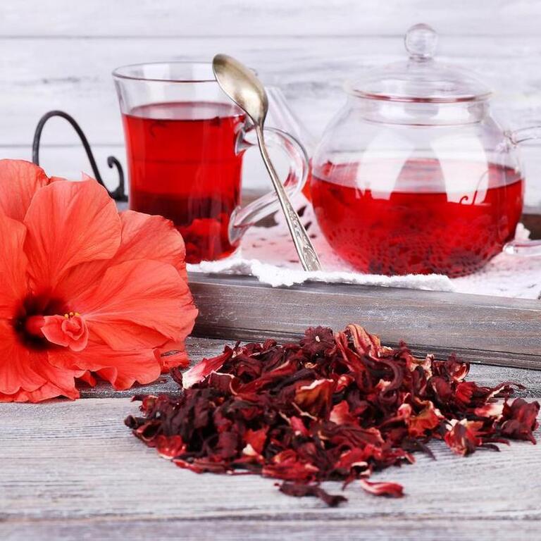 Kwiat Hibiskusa suszony 100g (2)