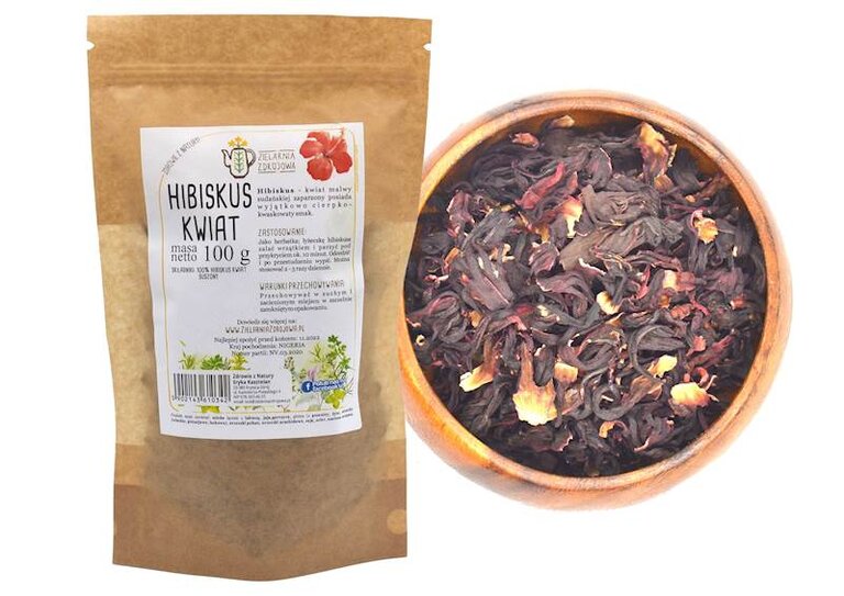 Kwiat Hibiskusa suszony 100g (1)