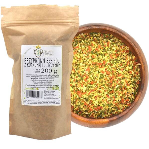 Przyprawa z kurkumą i lubczykiem bez soli 200g (1)